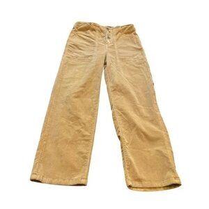 Veronica Beard Jeans Crosbie Crop Wide Crop High Rise Corduroy Pants -Size 26